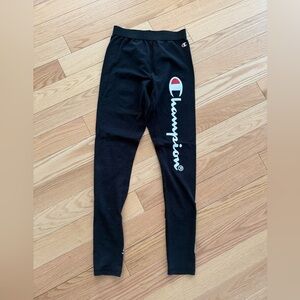 CHAMPION high waisted black leggings